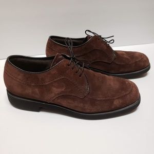 Brown Suede Loafers (Hushpuppies)